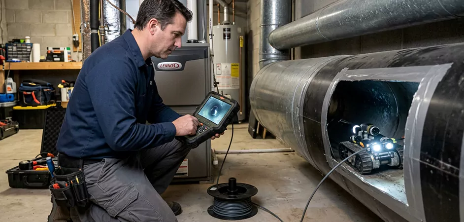 Robotic Duct Inspection in Jersey City, NJ